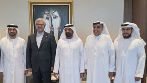 دیدار سرکنسول ایران با رؤسای اتاق بازرگانی و سازمان هواپیمایی دوبی