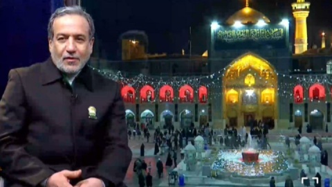 فیلم / عراقچی به زیارت بارگاه منور رضوی مشرف شد