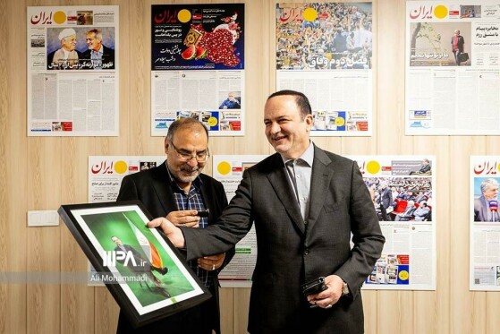 بازدید رضا مسرور از روزنامه ایران