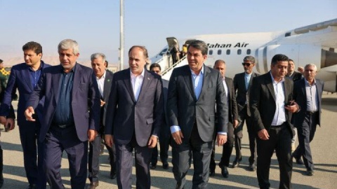 وزیر جهاد کشاورزی وارد جیرفت شد