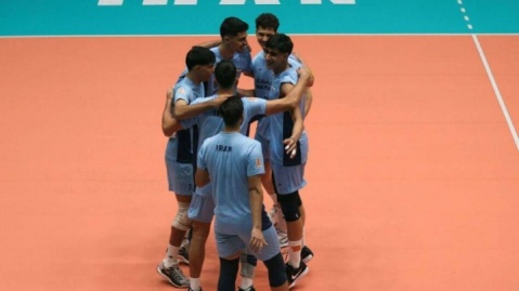 بازی‌های آسیایی جوانان؛ چهارمین برد مقتدرانه والیبالیست‌های جوان ایران