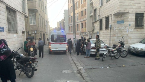 فیلم/ انفجار یک ساختمان در اثر نشست گاز در خیابان پیروزی