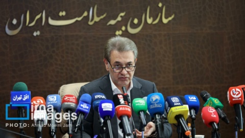 گزارش تصویری/  نشست خبری مدیر عامل سازمان بیمه سلامت ایران