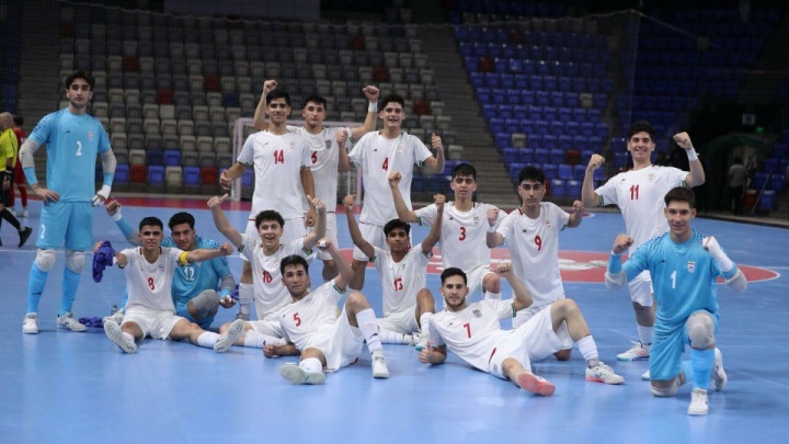 پیروزی پرگل پسران فوتسال برابر قرقیزستان