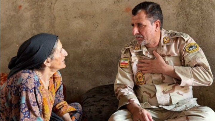 دلجویی مرزبانی سیستان‌ و بلوچستان از خانواده بانوی حادثه‌دیده در پایانه مرزی میلک