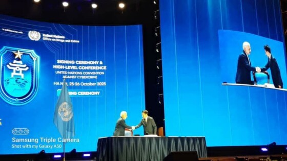 امضای کنوانسیون سازمان ملل متحد برای مقابله با جرائم سایبری در هانوی - ویتنام با حضور دکتر جلال‌زاده