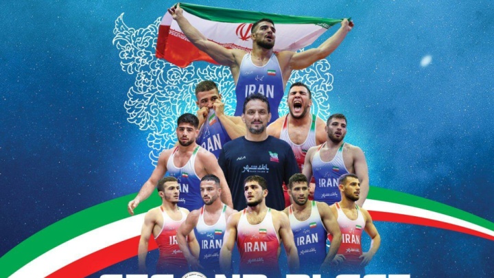 تیم کشتی آزاد امید ایران نایب قهرمان جهان شد