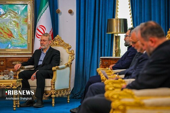 دیدار وزیر کشور عمان با علی لاریجانی