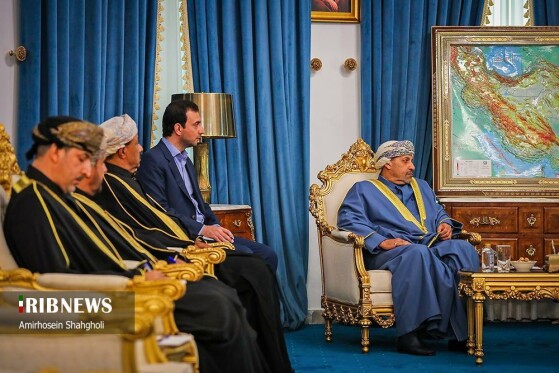 دیدار وزیر کشور عمان با علی لاریجانی
