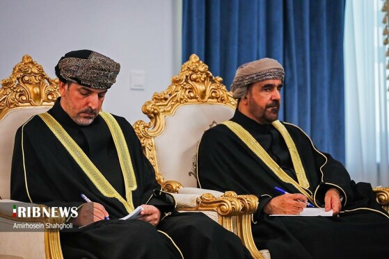 دیدار وزیر کشور عمان با علی لاریجانی