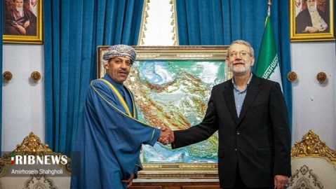 گزارش تصویری/ دیدار وزیر کشور عمان با علی لاریجانی