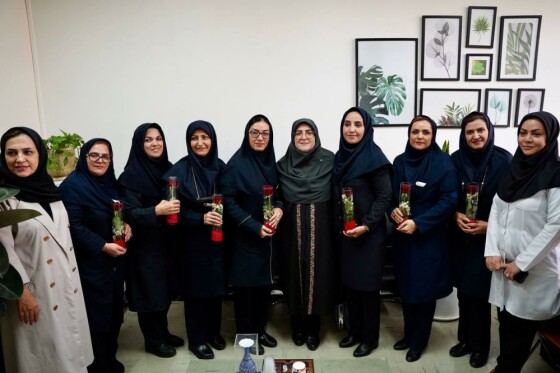 بازدید سخنگوی دولت از بیمارستان امام حسین(ع) تهران به مناسبت روز پرستار