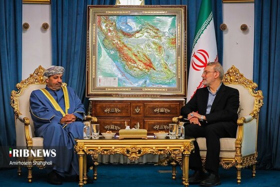 دیدار وزیر کشور عمان با علی لاریجانی