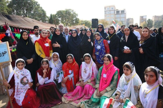 حضور معاون رئیس‌جمهور در امور زنان و خانواده در بیست‌وچهارمین اردوی کشوری دانش‌آموزان عشایر در مشهد