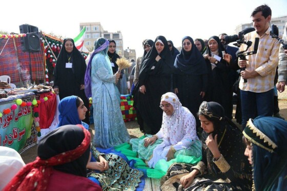 حضور معاون رئیس‌جمهور در امور زنان و خانواده در بیست‌وچهارمین اردوی کشوری دانش‌آموزان عشایر در مشهد