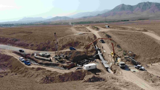 تلاش شبانه روزی جهت آبرسانی از طالقان به استان های تهران و البرز