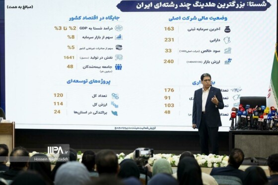 نشست خبری مدیرعامل شرکت شستا