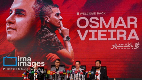 گزارش تصویری/ امضای قرارداد رسمی «اوسمار لوس ویرا»