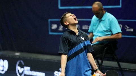 فیلم/ نابغه تنیس روی میز ایران تاریخ‌ساز شد