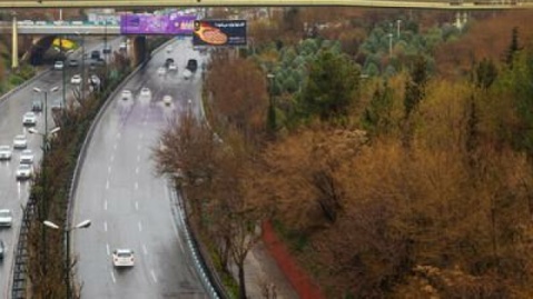 کاهش ۶ درجهای دما و رگبار باران در پایتخت