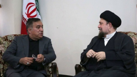 دیدار علی تاجرنیا با حجتالاسلاموالمسلمین سید حسن خمینی