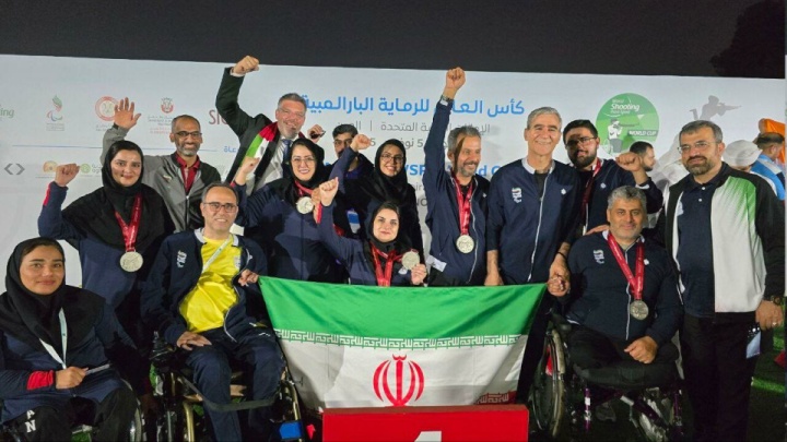 طلای جهانی برای نسرین شاهی در جام جهانی پاراتیراندازی امارات