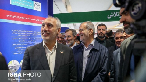 گزارش تصویری/ بازدید رئیس جمهور از نمایشگاه دستاوردهای علمی و فناورانه جهاد دانشگاهی