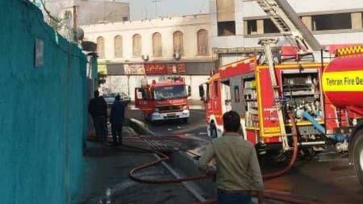 آتش‌سوزی در کارگاه شارژ سیلندرهای گاز مایع در شهرک مسعودیه