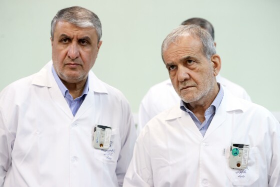 حضور دکتر مسعود پزشکیان در سازمان انرژی اتمی