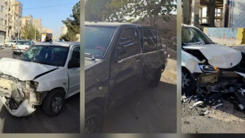 تصادف سه سرویس مدرسه در سبزدشت/ ۱۵ دانشآموز مصدوم شدند