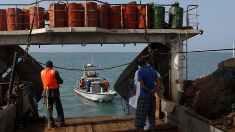 کشف بیش از ۹۶۰ هزار لیتر سوخت قاچاق در مرزهای آبی قشم