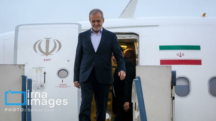 رییس جمهور وارد سنندج شد