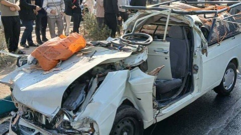 سه کشته در تصادف وانت و تریلی در اتوبان شهید هاشمی