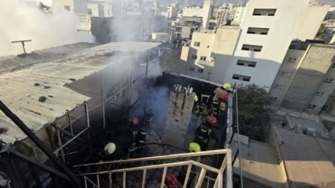 آتشسوزی هتلی چهار طبقه در مشهد