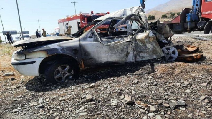 تصادف مرگبار محور کاشان به قم سه کشته داشت