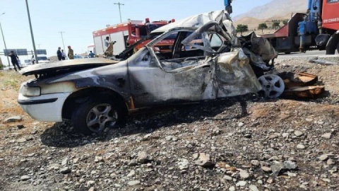 تصادف مرگبار محور کاشان به قم سه کشته داشت