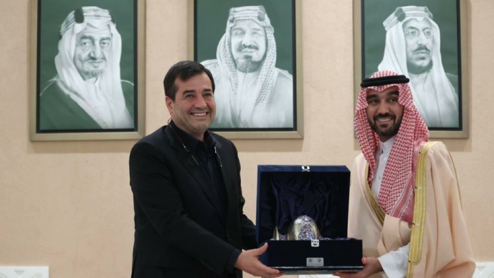دیدار وزیر ورزش ایران با همتای سعودی خود در ریاض