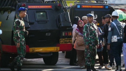 ۵۴ زخمی بر اثر انفجار در مسجدی در  پایتخت اندونزی