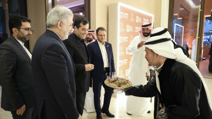 حضور وزیر ورزش و جوانان ایران در ضیافت شام همتای سعودی