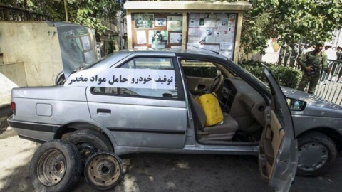 مجازات حمل‌و‌نقل مواد مخدر با خودرو