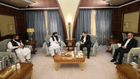 دیدار رئیس کمیته تربیت بدنی و ورزش افغانستان با وزیر ورزش و جوانان ایران