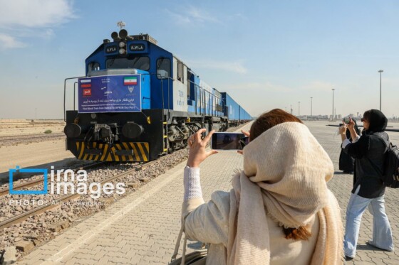 ورود اولین قطار باری برنامه‌ریزی شده از روسیه به آپرین