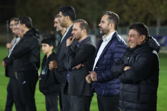 دیدار با بازیکنان و کادر فنی تیم ملی فوتبال