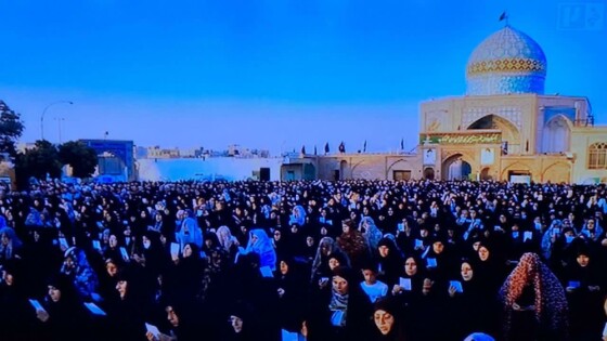 اقامه نماز باران در قزوین