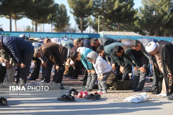 اقامه نماز باران در بجنورد