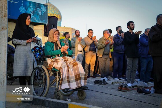 اقامه نماز باران در قزوین