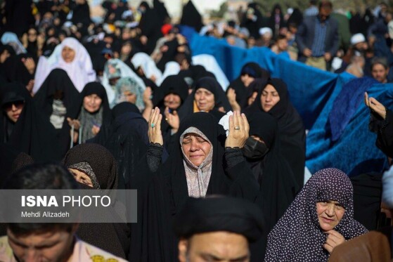 اقامه نماز باران در بجنورد