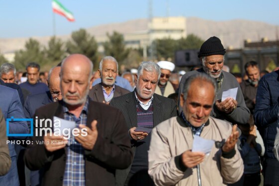 اقامه نماز باران در بجنورد