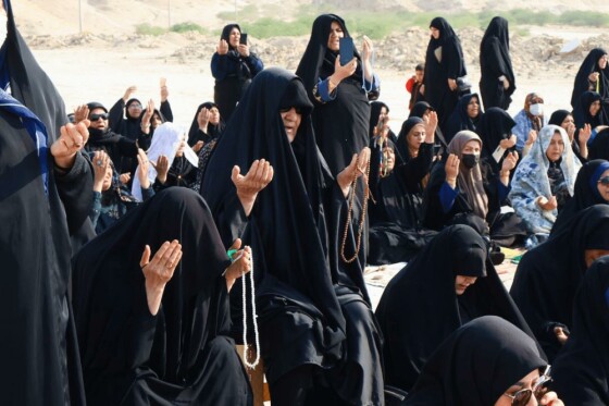 اقامه نماز باران در رامهرمز