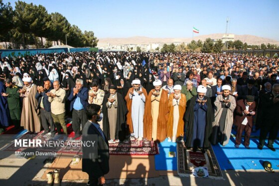 اقامه نماز باران در بجنورد